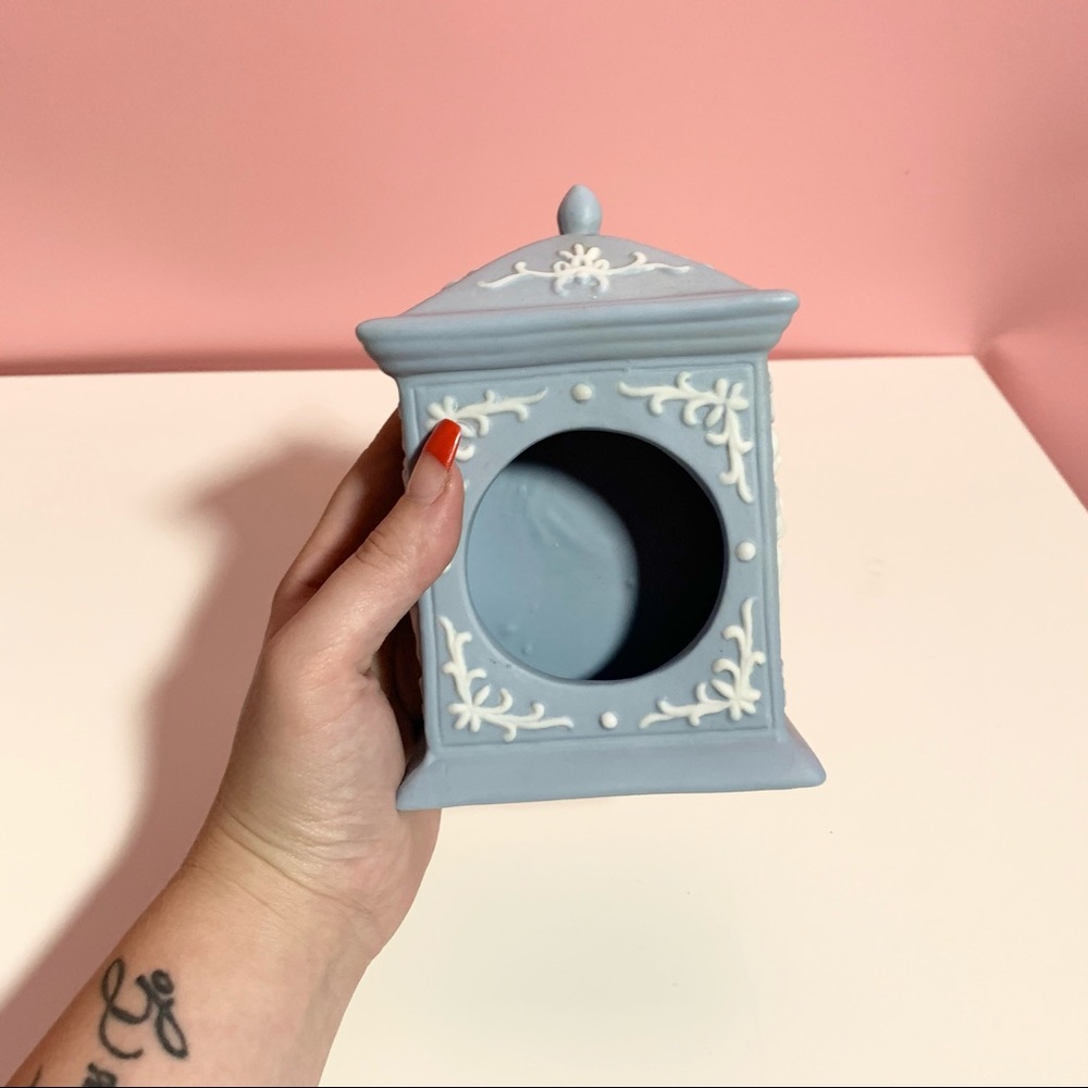 Vintage blue cherub angel house - Picture 5 of 5
